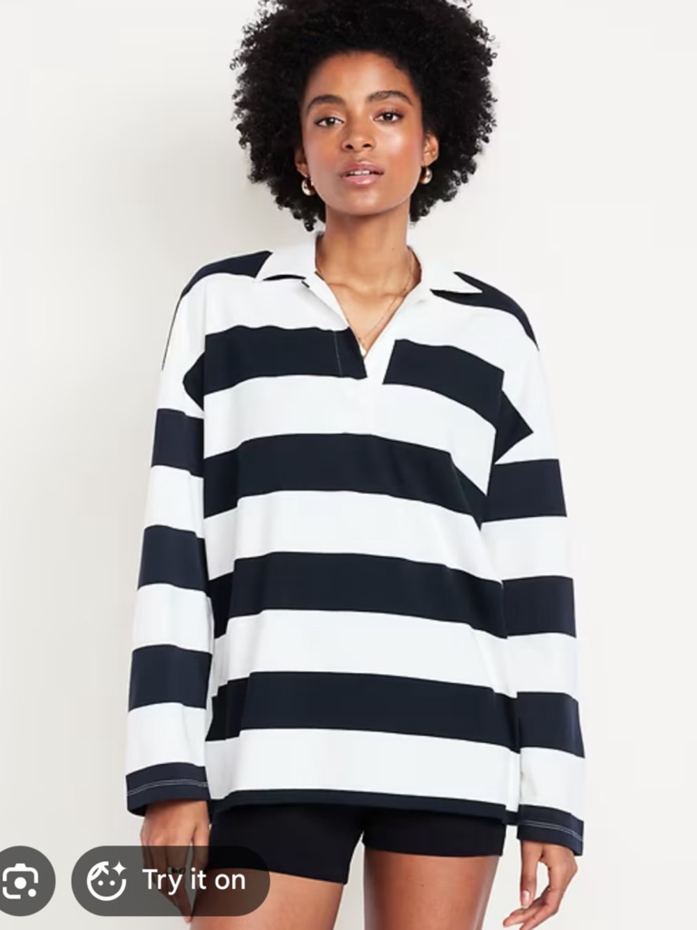 Old Navy Oversized Rugby Polo - Picture 5 of 5